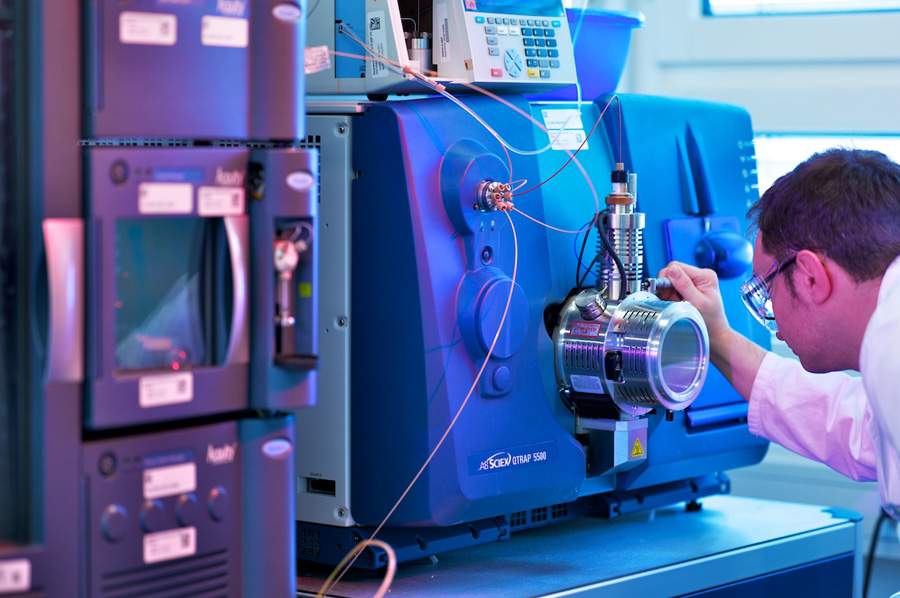 Celerion LC-MS laboratory instrumentation