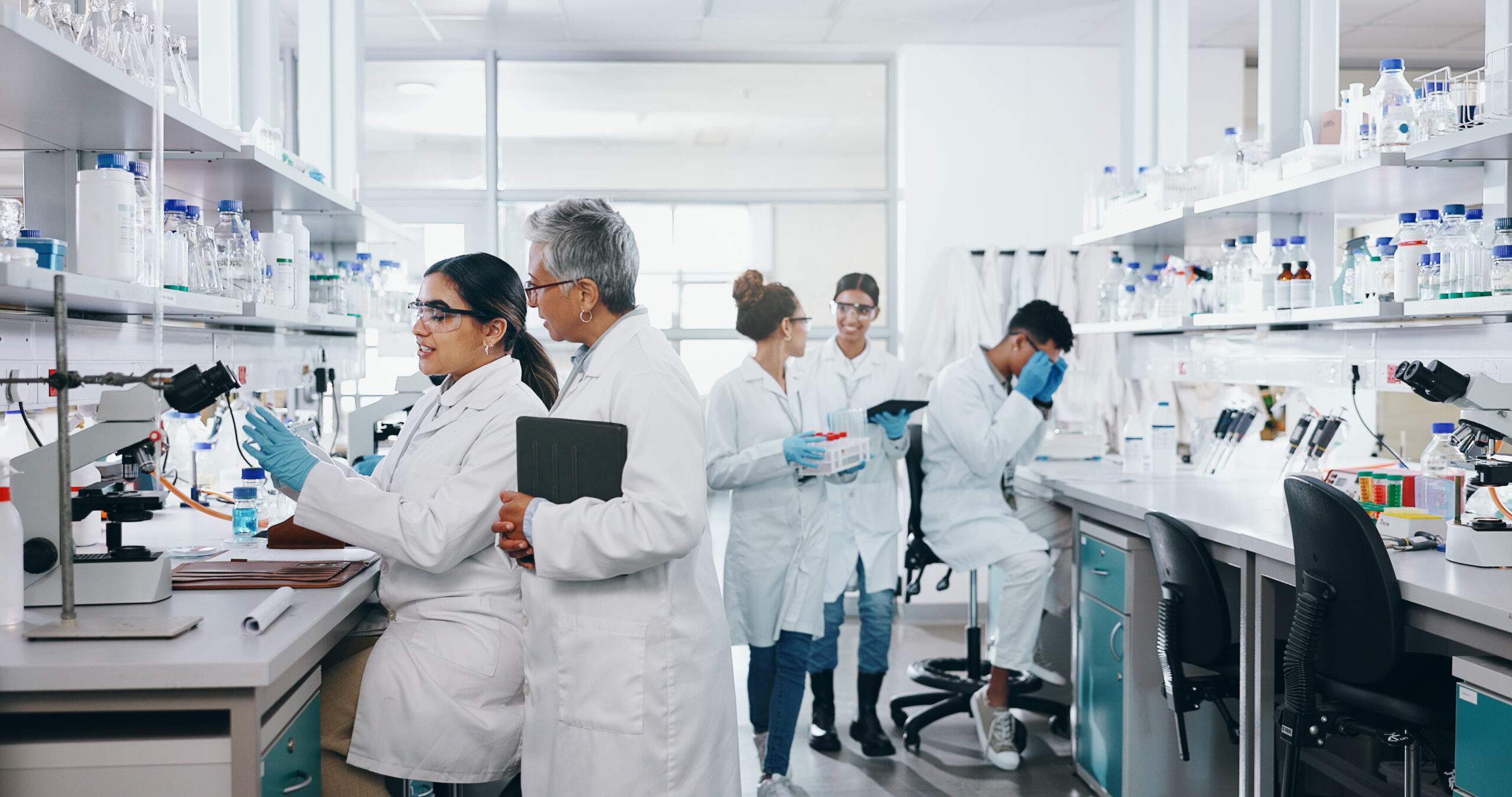 Celerion scientific team in the laboratory